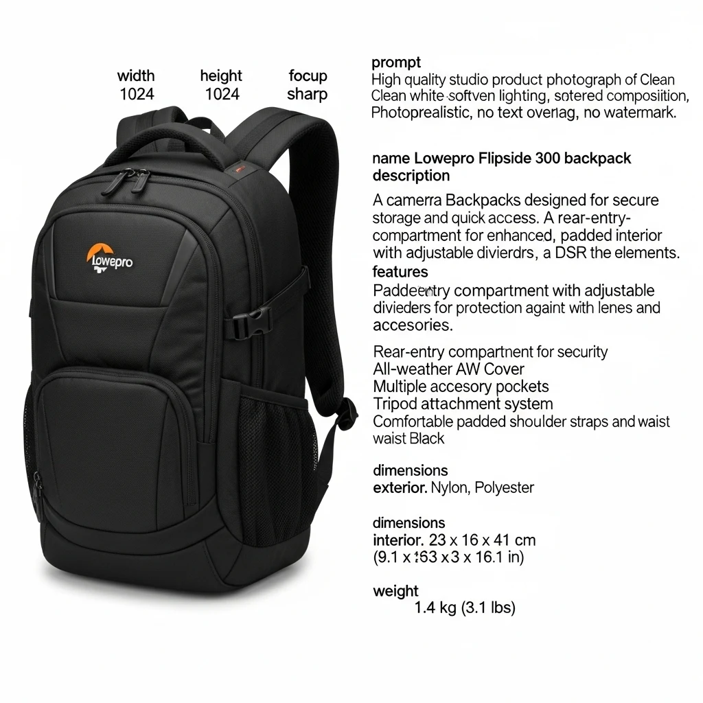 Lowepro Flipside 300 backpack image 3