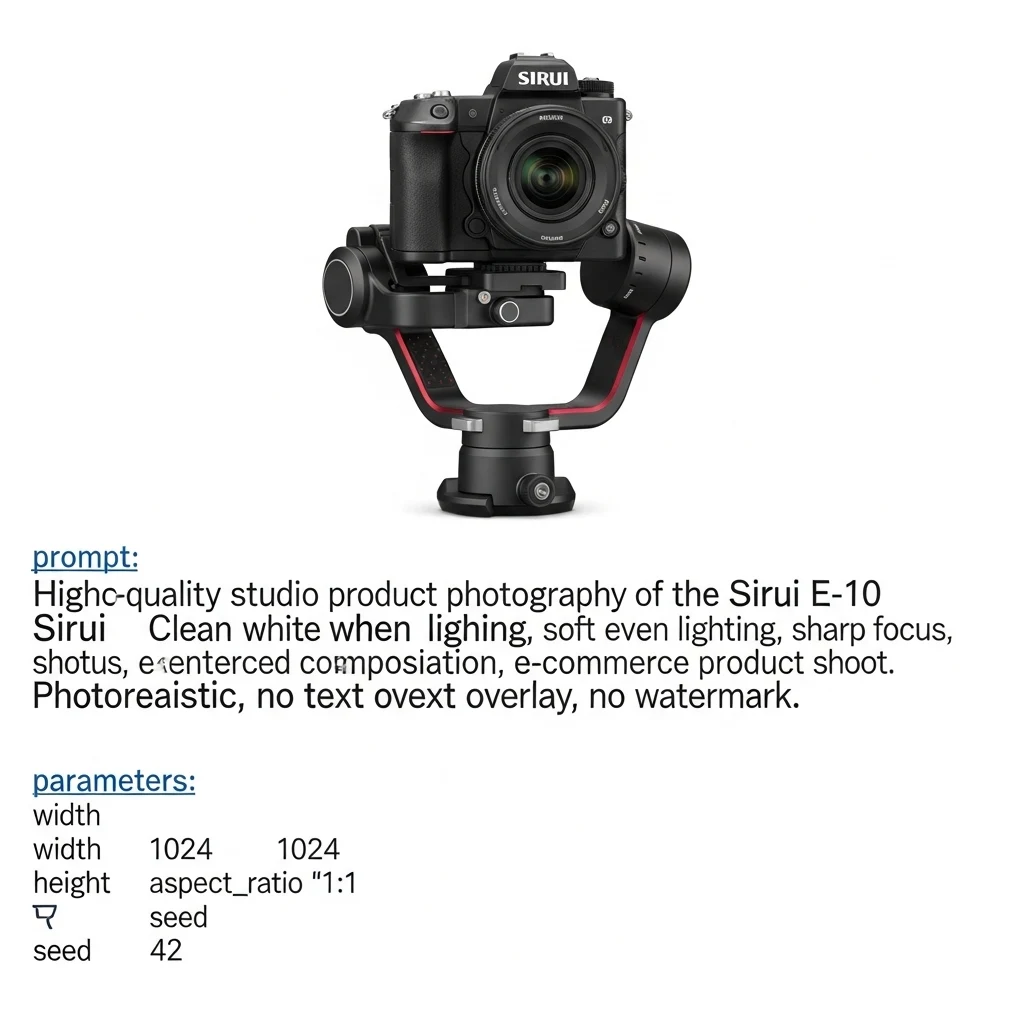 Sirui E-10 gimbal head image 2
